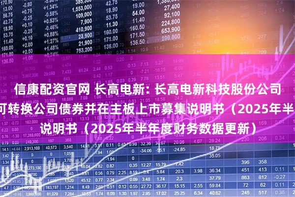 信康配资官网 长高电新: 长高电新科技股份公司向不特定对象发行可转换公司债券并在主板上市募集说明书（2025年半年度财务数据更新）