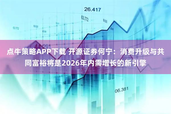 点牛策略APP下载 开源证券何宁：消费升级与共同富裕将是2026年内需增长的新引擎