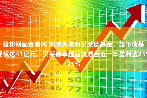 盈邦网配资官网 刘映洲履新贝莱德基金，旗下债基规模达41亿元，贝莱德卓越远航混合近一年盈利达25%